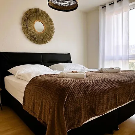 Amao-Grey I 86Qm I Modernes Apartment I 86Qm I Balkon, Netflix I Parkplatz I Naehe Europa-Park Rheinhausen Buitenkant foto
