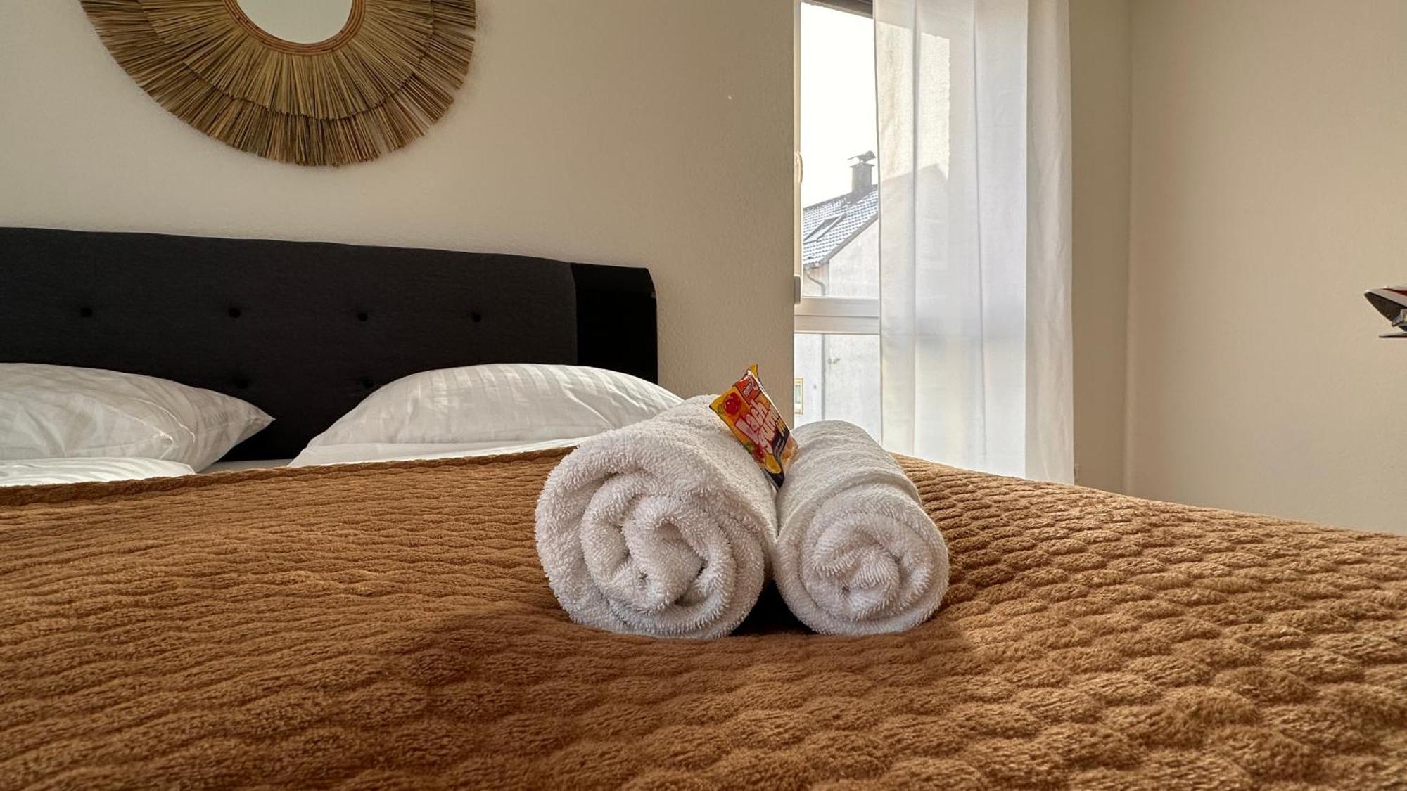 Amao-grey I 86qm I Modernes I 86qm I Balkon, Netflix I Parkplatz I Naehe Europa-park *